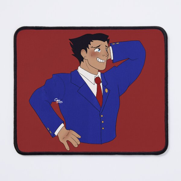 Item preview, Phoenix Wright Embarrassed Sprite designed and sold by Claire-Voyance.