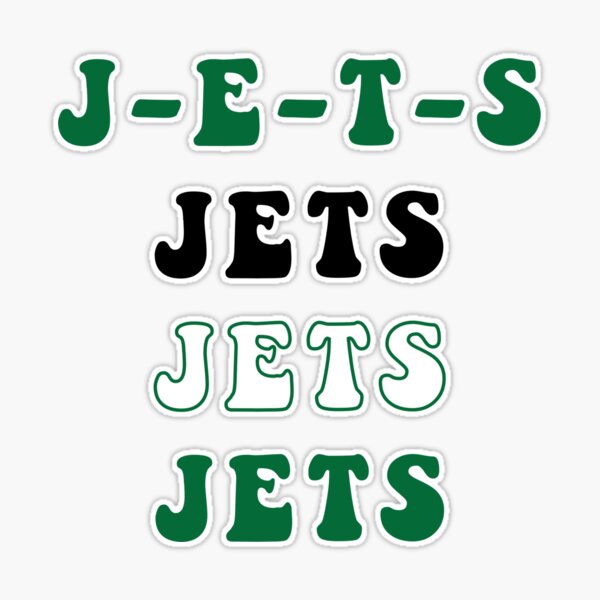 New York Jets Chant 4.5 x 5.75 Ultra Decal