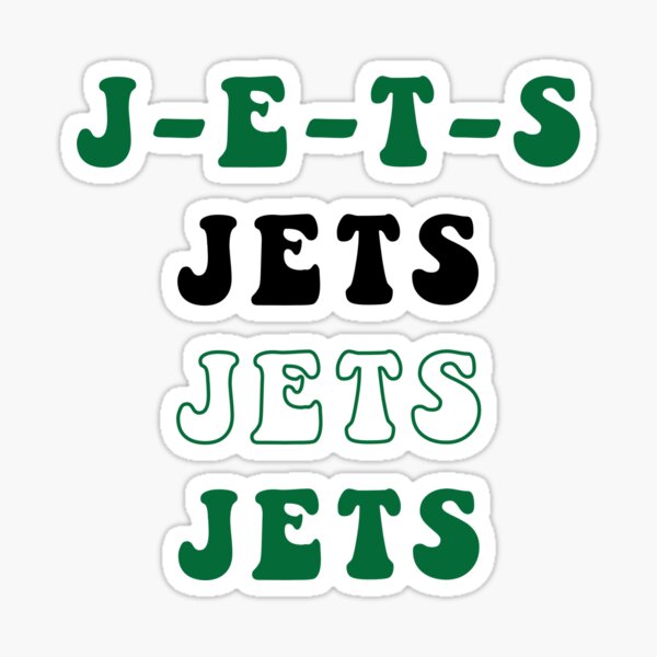 Artikel-Vorschau von New York Jets Funky Retro J-E-T-S-Gesang, designt und verkauft von GangGreenGear.