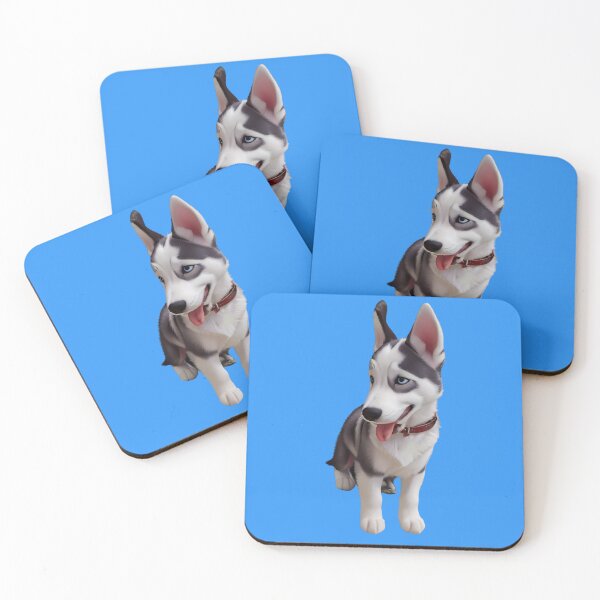Item preview, Siberian Husky Animated in 3D Style: Unique Design designed and sold by ChickNickStudio.