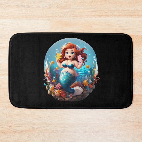 Item preview, Cute Little Plus Size Mermaid  designed and sold by SirenasWorld.