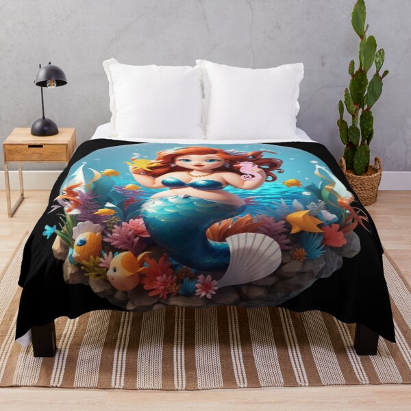 Item preview, Cute Little Plus Size Mermaid  designed and sold by SirenasWorld.