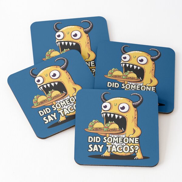Item preview, Did Someone Say Tacos? Monster designed and sold by ILikeToasters.