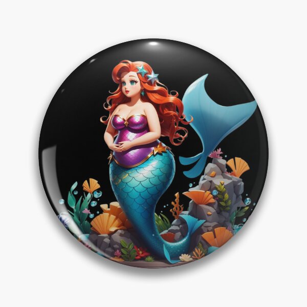 Item preview, Sirenas Plus Size Mermaid in Purple designed and sold by SirenasWorld.
