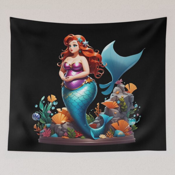 Item preview, Sirenas Plus Size Mermaid in Purple designed and sold by SirenasWorld.