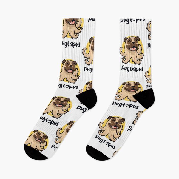 Item preview, Pugtopus - pug mash up (on light colors) designed and sold by messy-nessie.