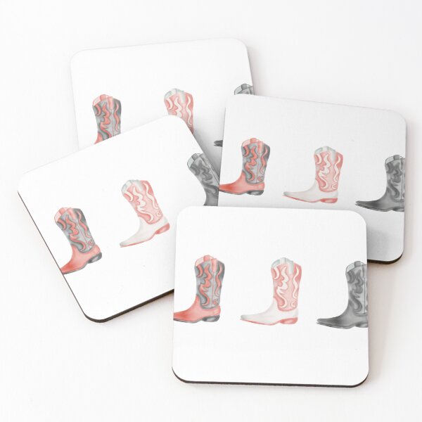 Item preview, Red, White, and black cowboy boots print designed and sold by cassielane9.
