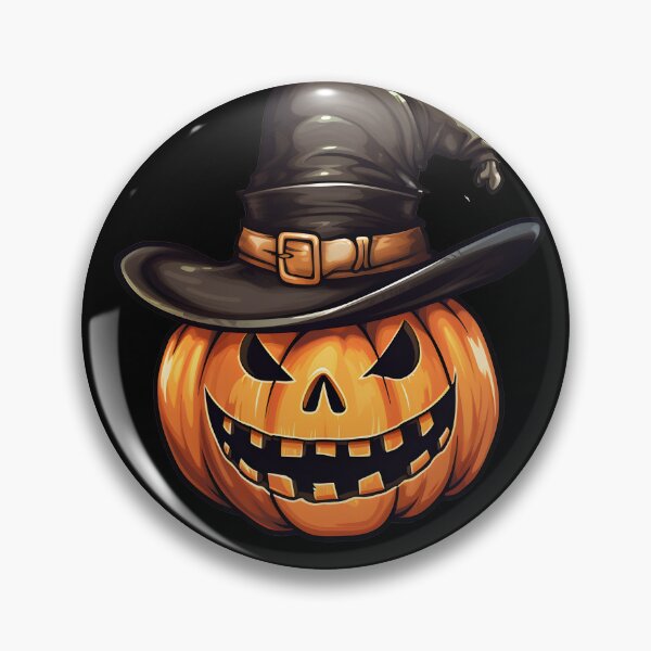 Item preview, happy pumpkin halloween face designed and sold by Wickystickers.