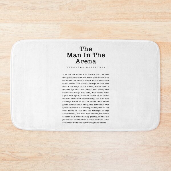 Item preview, The Man in the Arena Quote Roosevelt  designed and sold by corbrand.
