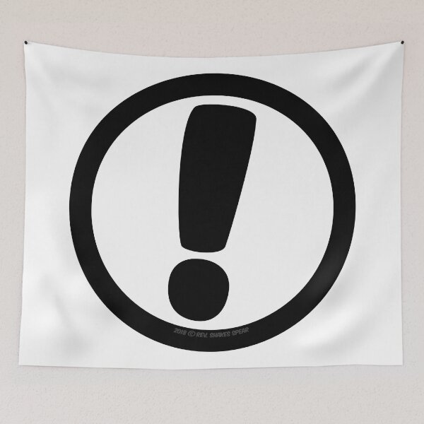 Item preview, Exclamation Point - White designed and sold by revshakes.