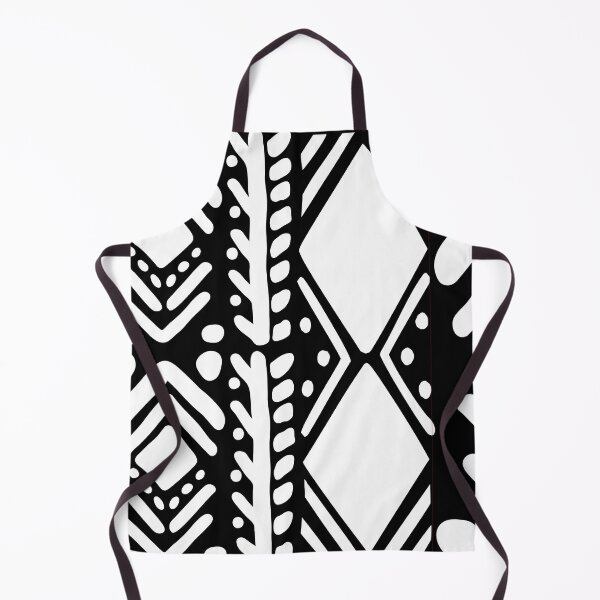 Item preview, Black and White Mud Cloth Abstract Pattern designed and sold by funkyvibes.