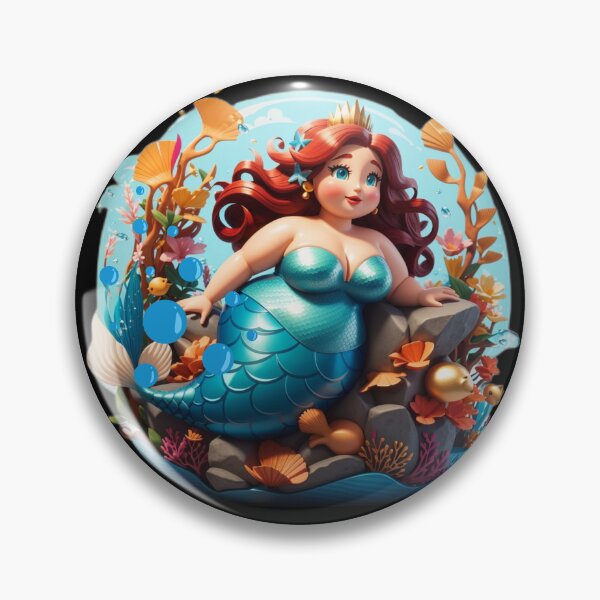 Item preview, Plus Size Sirenas in the Mermaid World designed and sold by SirenasWorld.