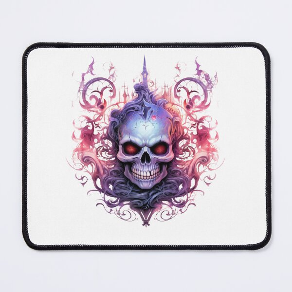 Item preview, Spooky Halloween Pink Skull designed and sold by ArtFromBeyond.