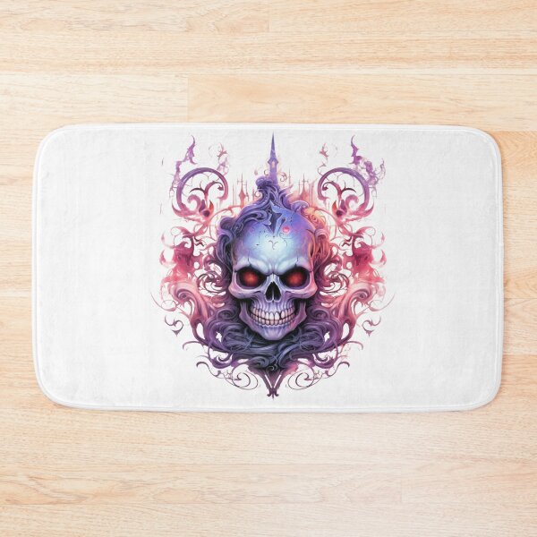 Item preview, Spooky Halloween Pink Skull designed and sold by ArtFromBeyond.