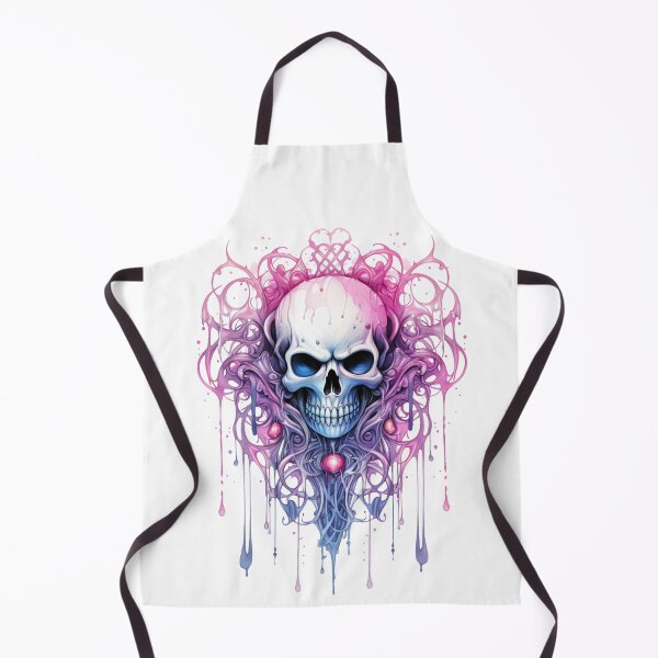 Item preview, Spooky Halloween Pink Skull designed and sold by ArtFromBeyond.