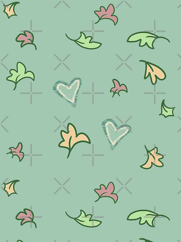 Thumbnail 4 of 4, Mini Skirt, HEARTSTOPPER: Leaves and Hearts designed and sold by GammarayPrints.
