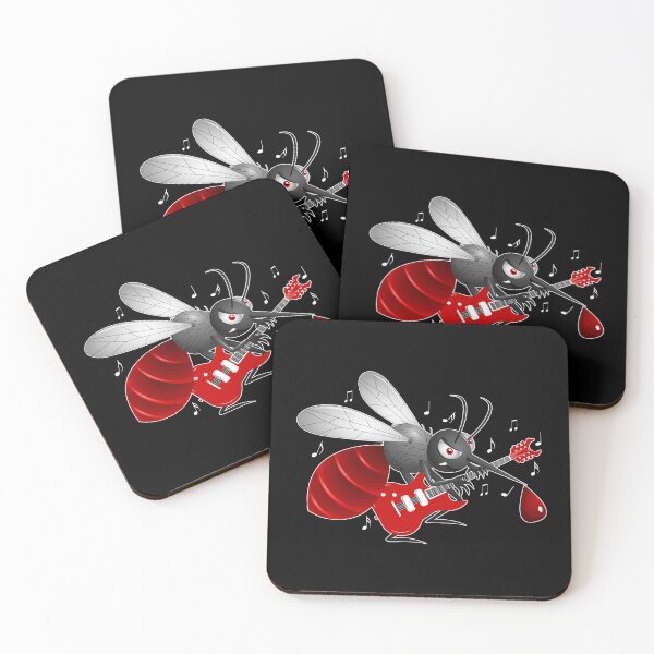 Item preview, rock guitarist mosquito designed and sold by Artbellachi.