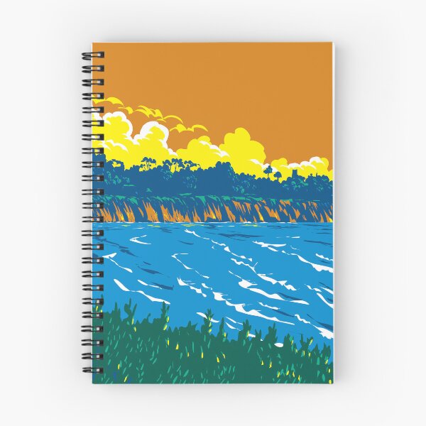 Item preview, Devereux Beach or West Campus Beach in Isla Vista California WPA Poster Art designed and sold by patrimonio.