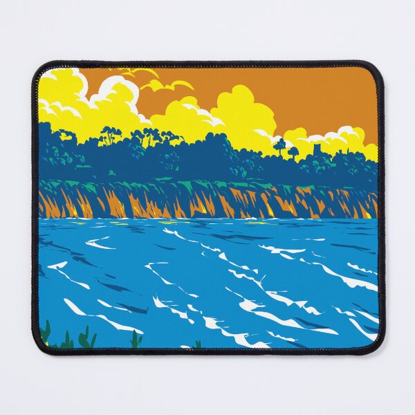 Item preview, Devereux Beach or West Campus Beach in Isla Vista California WPA Poster Art designed and sold by patrimonio.