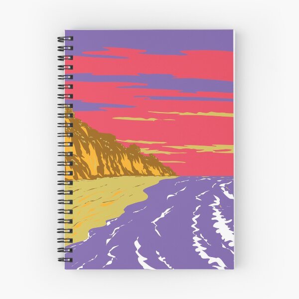 Item preview, El Capitan State Beach on Gaviota Coast in Santa Barbara California WPA Poster Art designed and sold by patrimonio.