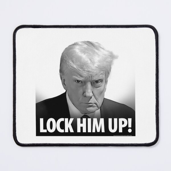Item preview, Lock Him Up! - Donald Trump Mug Shot designed and sold by CoverKinetics.
