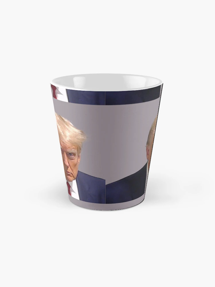 alankathy mugs Donald Trump Mugshot Mug shot Coffee Mug 11 oz ceramic MAGA  republican president never surrender