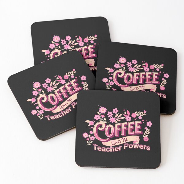 Item preview, Coffee Gives Me Teacher Powers | Teacher | Coffee | Super Power designed and sold by ShoniwDesigns.
