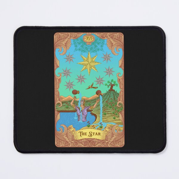 Item preview, The Star Tarot Illustration designed and sold by WOLForDEER.