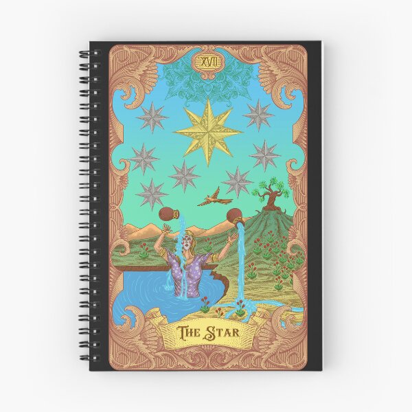 Item preview, The Star Tarot Illustration  designed and sold by WOLForDEER.