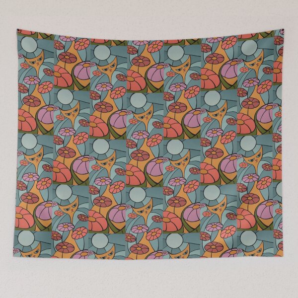 Item preview, Grumpy kitty with flowers designed and sold by essencestudios.