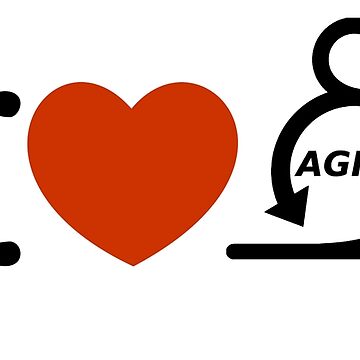 Artwork thumbnail, I love agile by yourgeekside
