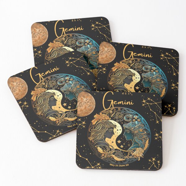 Item preview, Gemini Zodiac Sign with its Ruling Planet Mercury designed and sold by ieluxury.