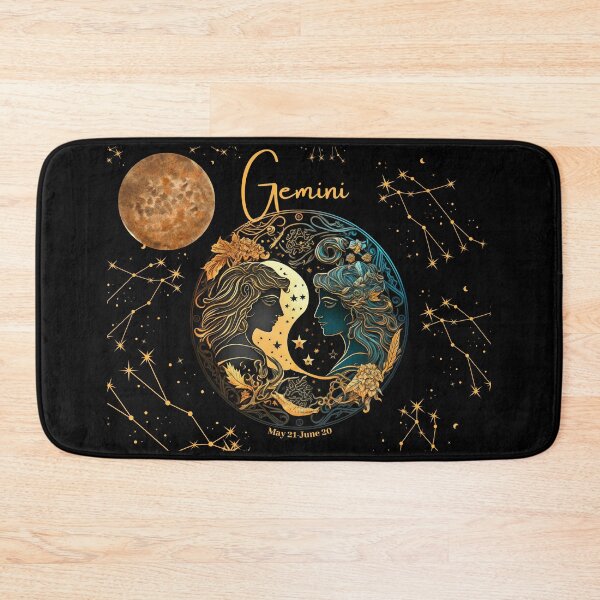 Item preview, Gemini Zodiac Sign with its Ruling Planet Mercury designed and sold by ieluxury.