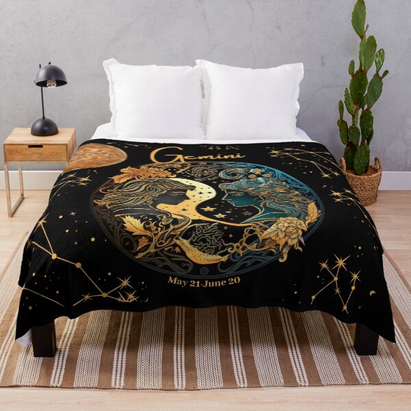 Item preview, Gemini Zodiac Sign with its Ruling Planet Mercury designed and sold by ieluxury.