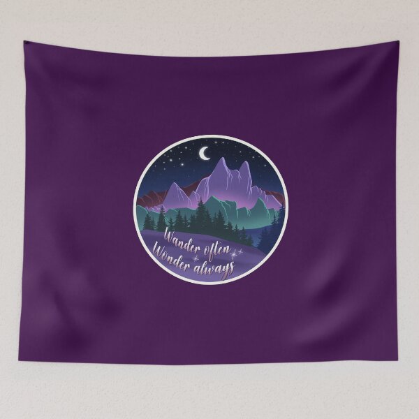 Item preview, Wander Often Wonder Always designed and sold by Laceyjae Digital Art.
