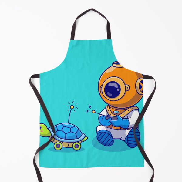 Item preview, Playful Diver Controlling Turtle designed and sold by hjian8219.