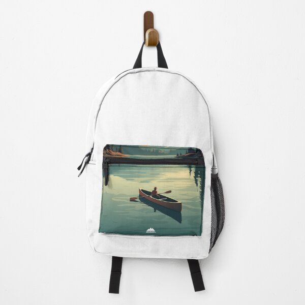 Item preview, Paddling Down River - Teal & Orange | WanderUpNorthCo designed and sold by WanderUpNorth.