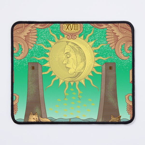 Item preview, The Moon Tarot Illustration designed and sold by WOLForDEER.