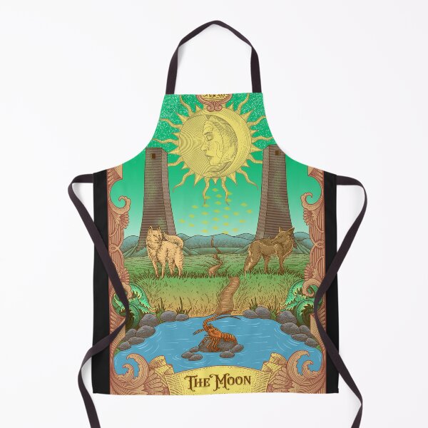 Item preview, The Moon Tarot Illustration  designed and sold by WOLForDEER.