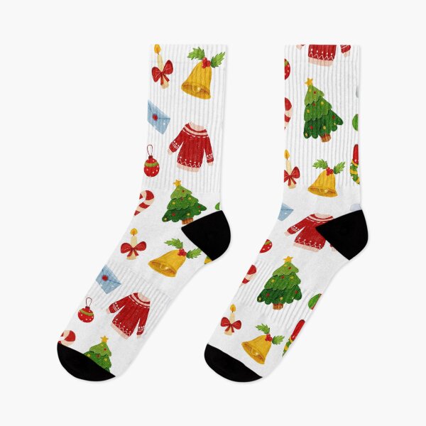 Item preview, Christmas elements doodle designed and sold by Lalit-Studio.