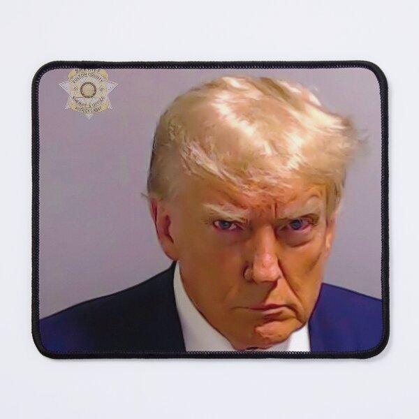 Item preview, Presidient Donald Trump Fulton County Mug Shot 2023 designed and sold by allhistory.
