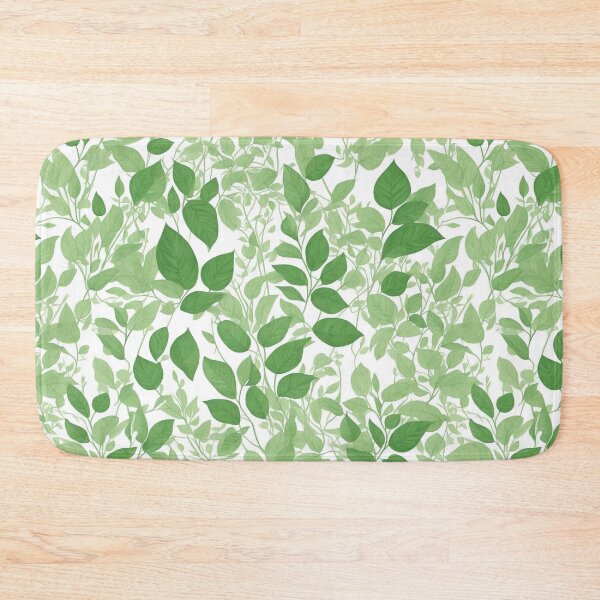 Item preview, Green leaves pattern, plants, nature inspired designed and sold by CoolPixels.