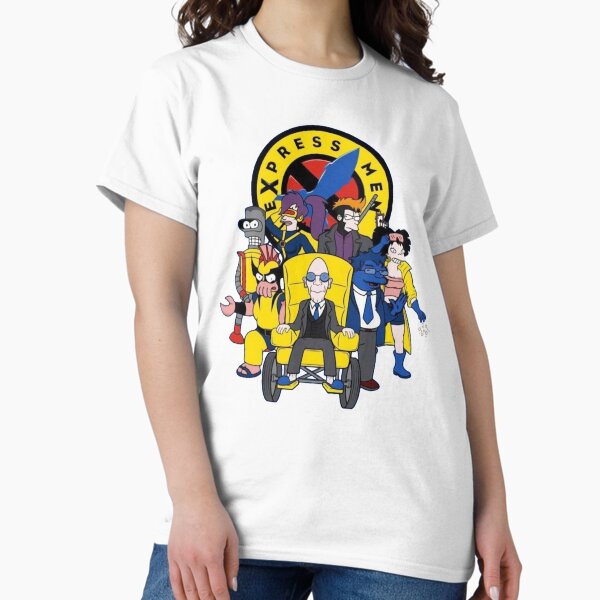 Vista previa del artículo con la obra «Expres Men X Men Estilo Futurama», diseñado y vendido por polands.