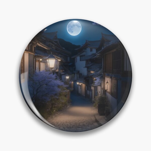 Item preview, "Tranquil Nocturnes: Minimalist Landscapes and the Essence of Japanese Architecture" designed and sold by MinimalFun.