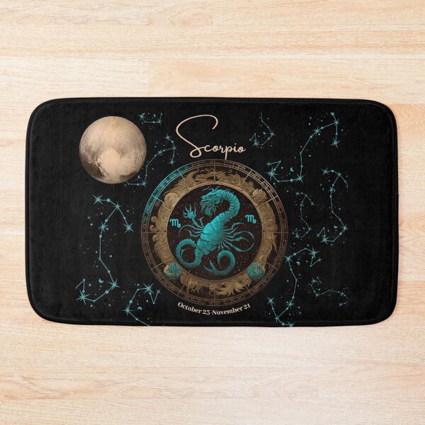 Item preview, Scorpio Zodiac Sign Horoscope with its Ruling Planet Pluto designed and sold by ieluxury.