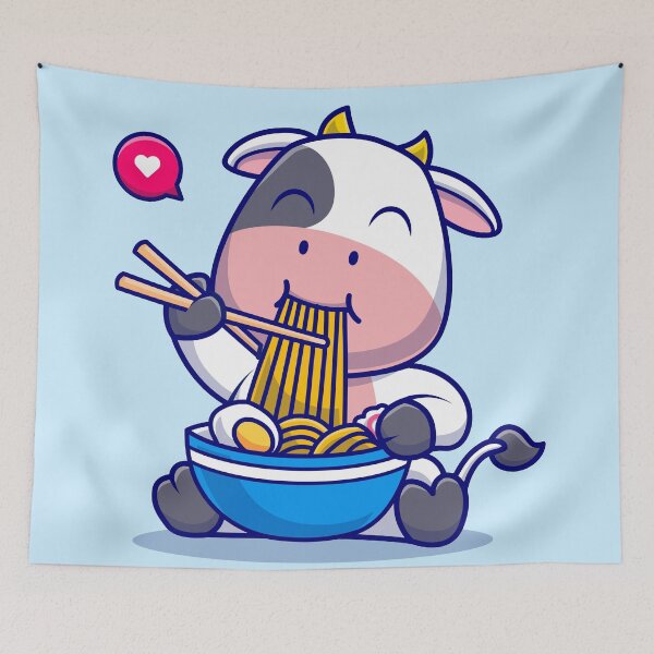 Item preview, Cow's Ramen Feast designed and sold by hjian8219.