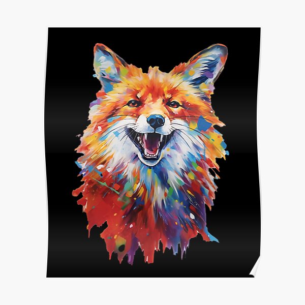 Fox Art Posters for Sale | Redbubble