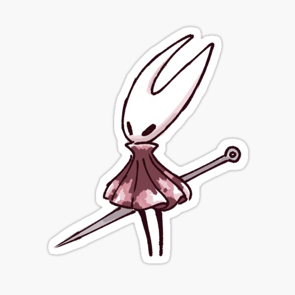 Hornet Git Gud Hollow Knight Sticker 