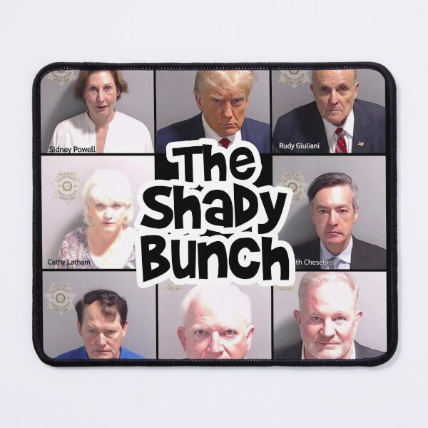 Item preview, The Shady Bunch - Trump Mugshot Shirt designed and sold by dgavisuals.