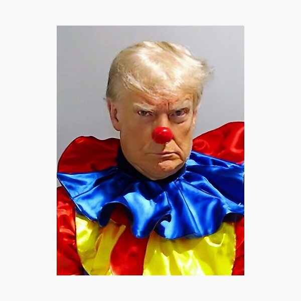 Artikel-Vorschau von Offizieller Trump-Fahndungsfoto, echter Trump-Fahndungsfoto, Trump-Clown-Fahndungsfoto, Trump-Clown, designt und verkauft von justalright.